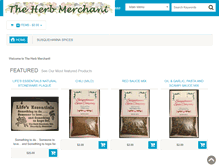 Tablet Screenshot of herbmart.com